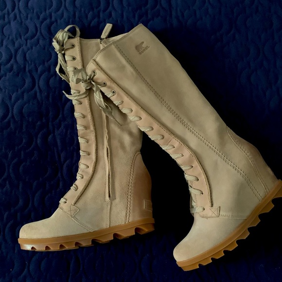 Sorel Shoes - SOREL JOAN OF ARTIC WEDGE Tall Leather Boot